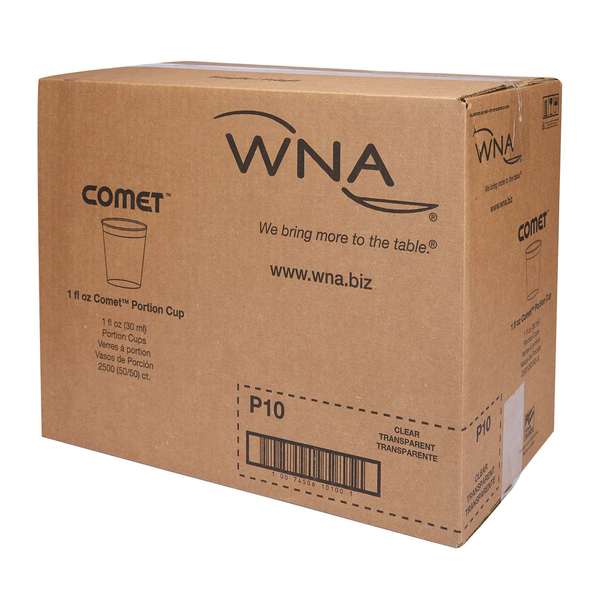 Wna-Comet WNA-Comet Clear Polystyrene 1 oz. Shot Glass Cup, PK2500 P10
